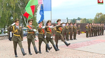 Чемодан. Присяга военного факультета ГрГУ имени Янки Купалы. 19.09.2018