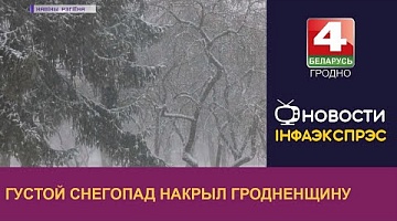<b>Новости Гродно. 10.03.2023</b>. Густой снегопад накрыл Гродненщину