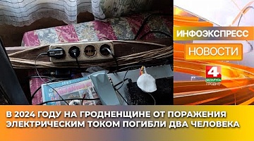 <b>Новости Гродно. 29.01.2025</b>. В 2024 году на Гродненщине от поражения электрическим током погибли два человека