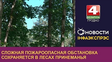 <b>Новости Гродно. 21.05.2024</b>. Сложная пожароопасная обстановка сохраняется в лесах Принеманья