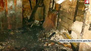 <b>Новости Гродно. 14.12.2020</b>. В Кореличском районе при пожаре погиб мужчина